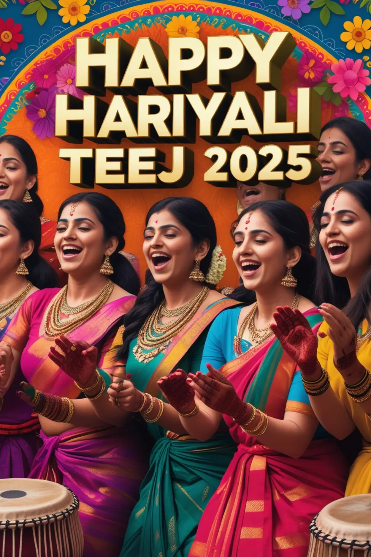 hariyali teej image for instagram post
