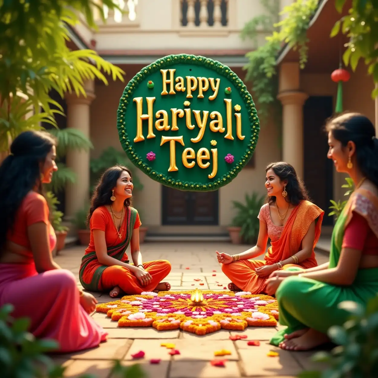 hariyali teej images for facebook sharing