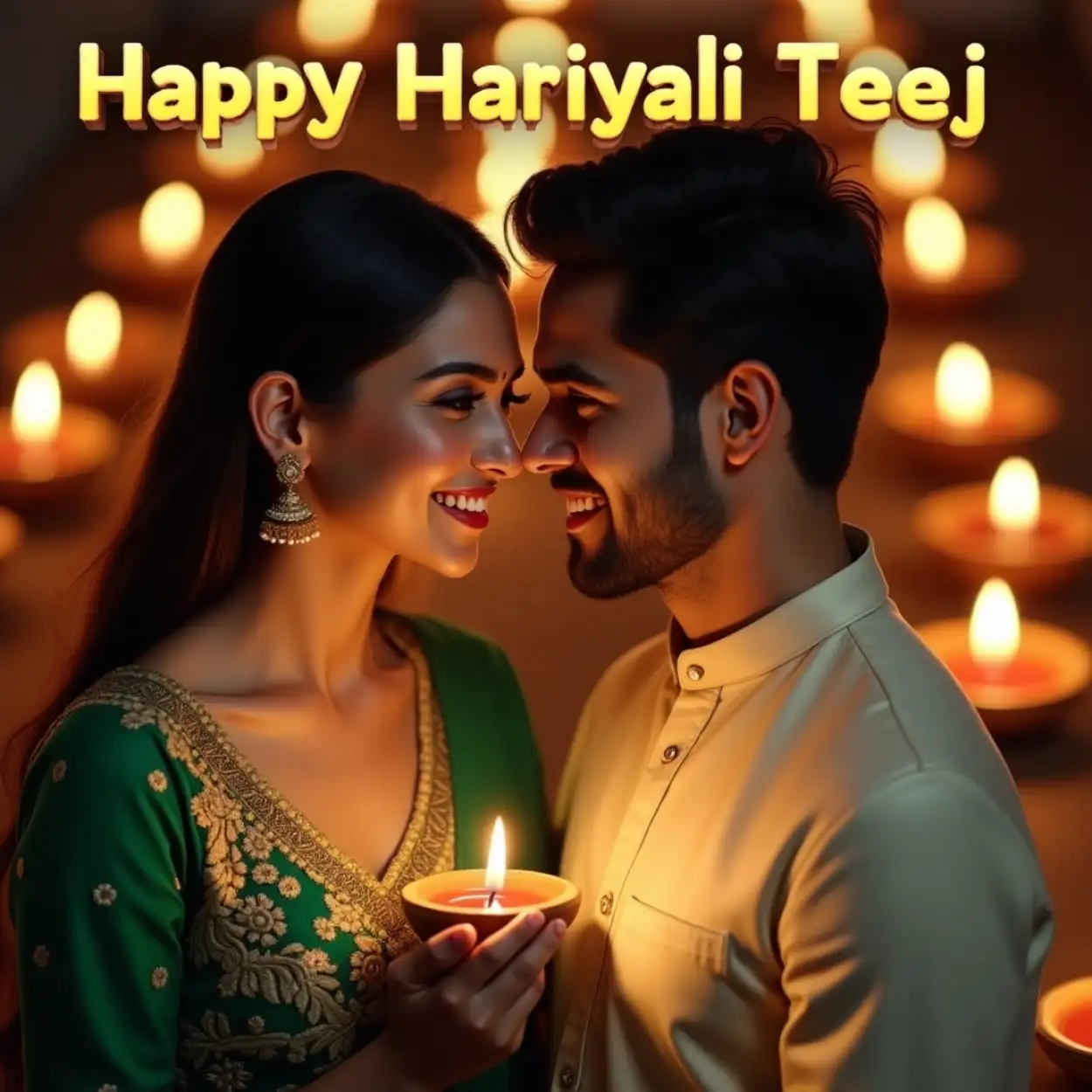 hariyali teej love message with photo