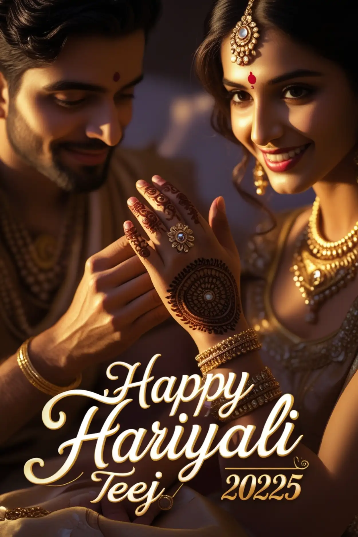 hariyali teej wishes for newly married