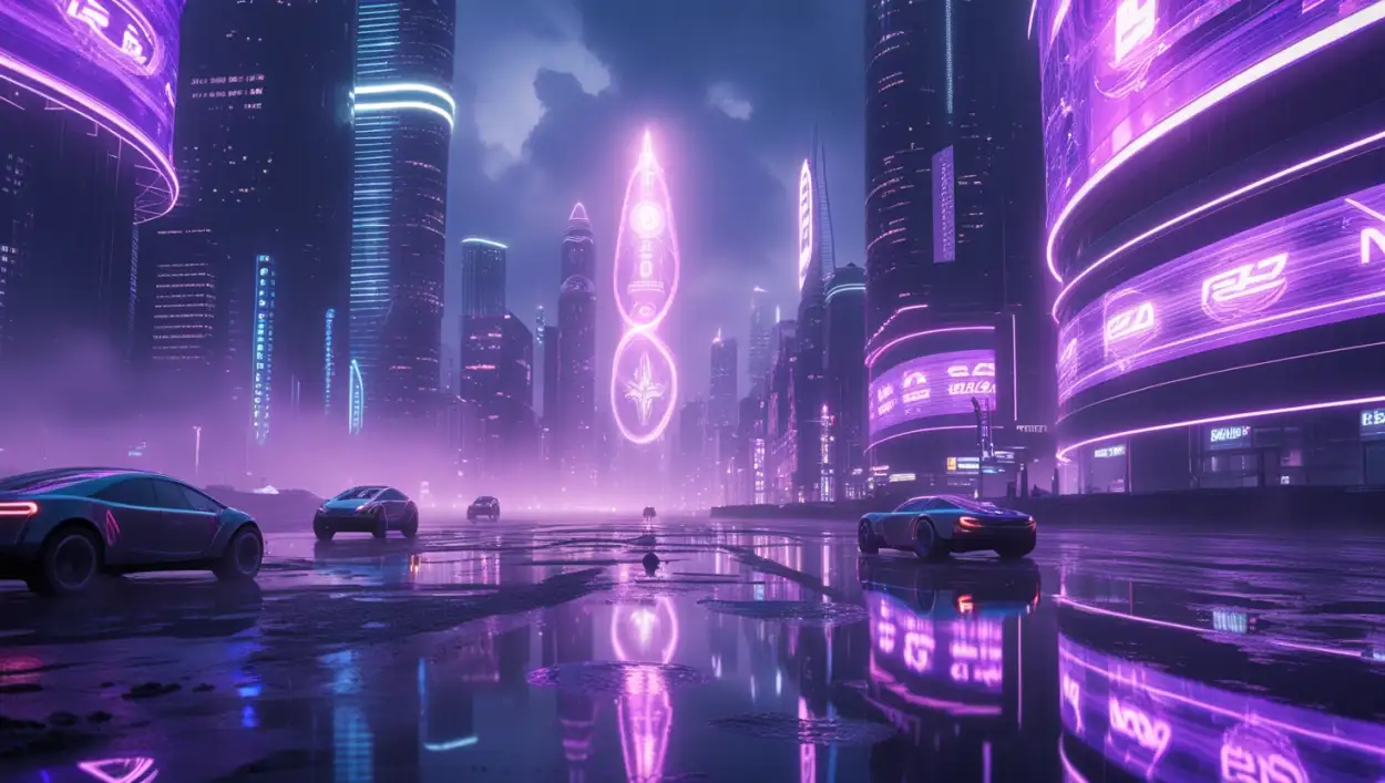 HD city skyline desktop wallpaper