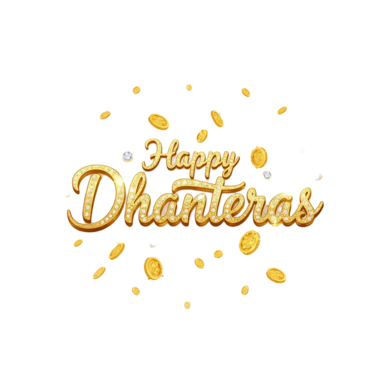 hd happy dhanteras png for transparent background