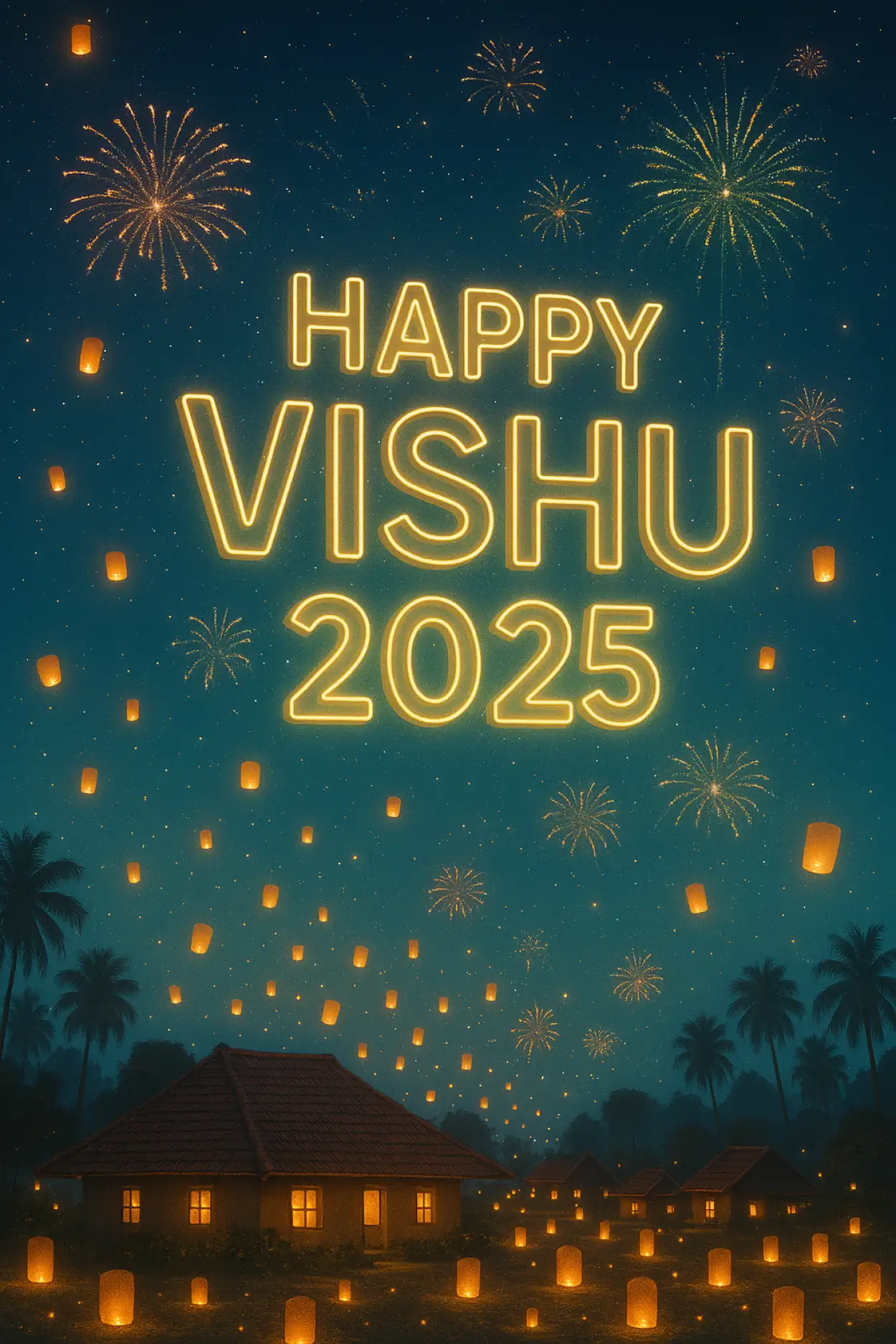 HD Vishu 2025 wallpapers for mobile
