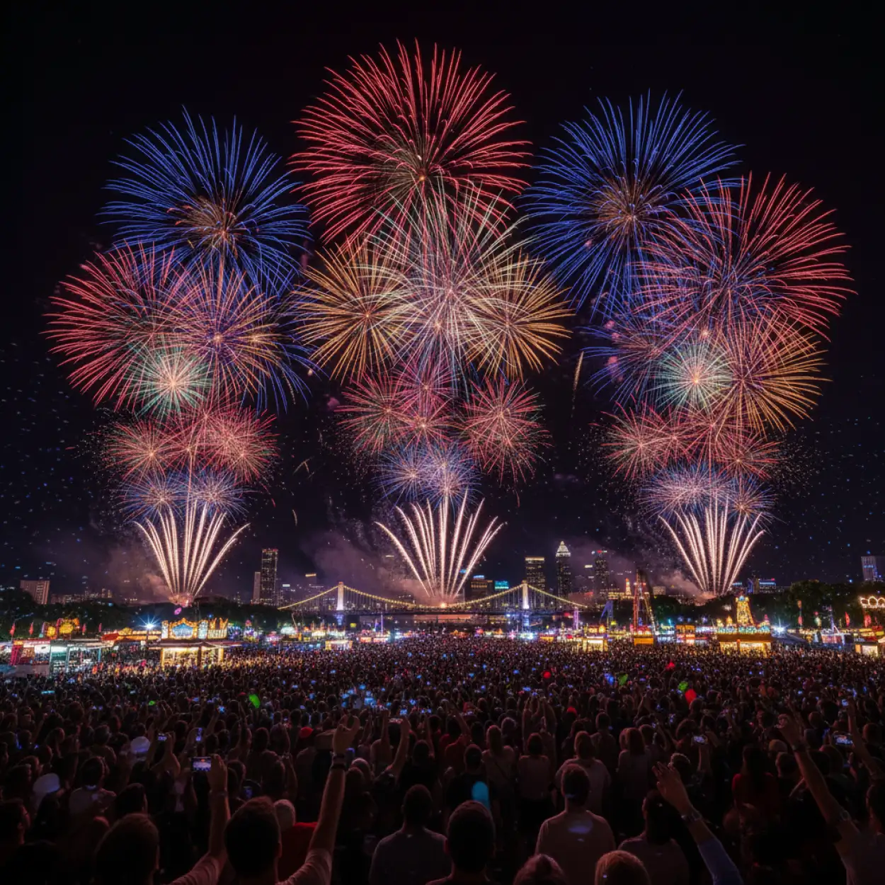 Free Download Hdr New Year Fireworks Background - High Quality New Year Fireworks Background Background