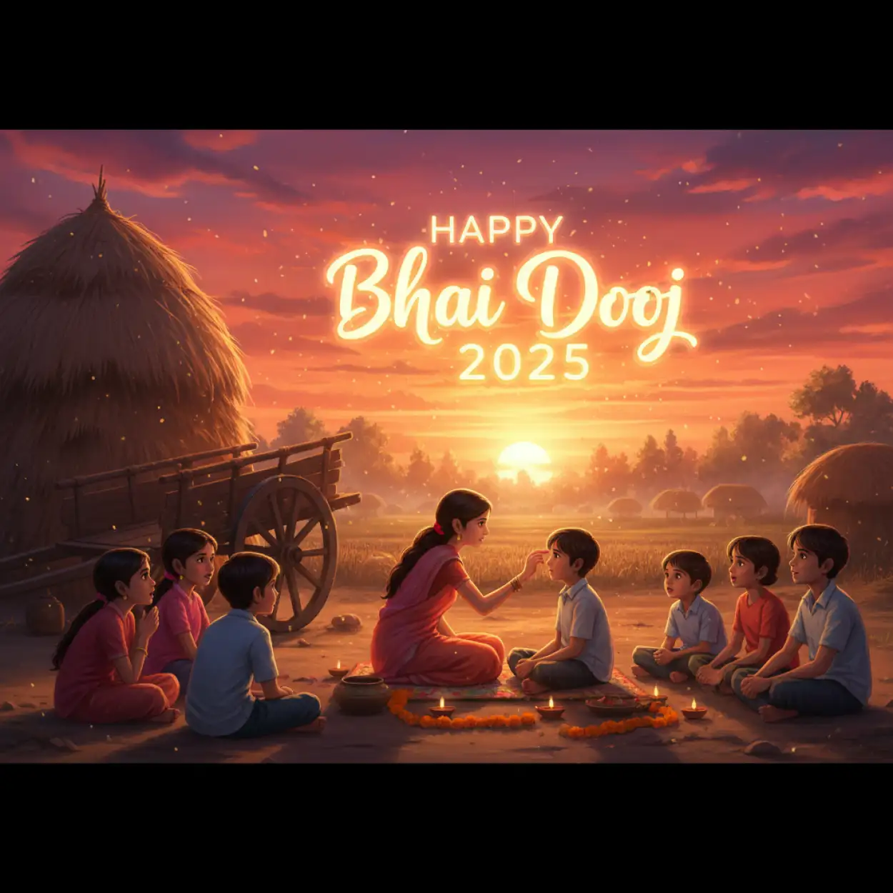 Heart-touching Bhai Dooj 2025 wishes for brother and sister