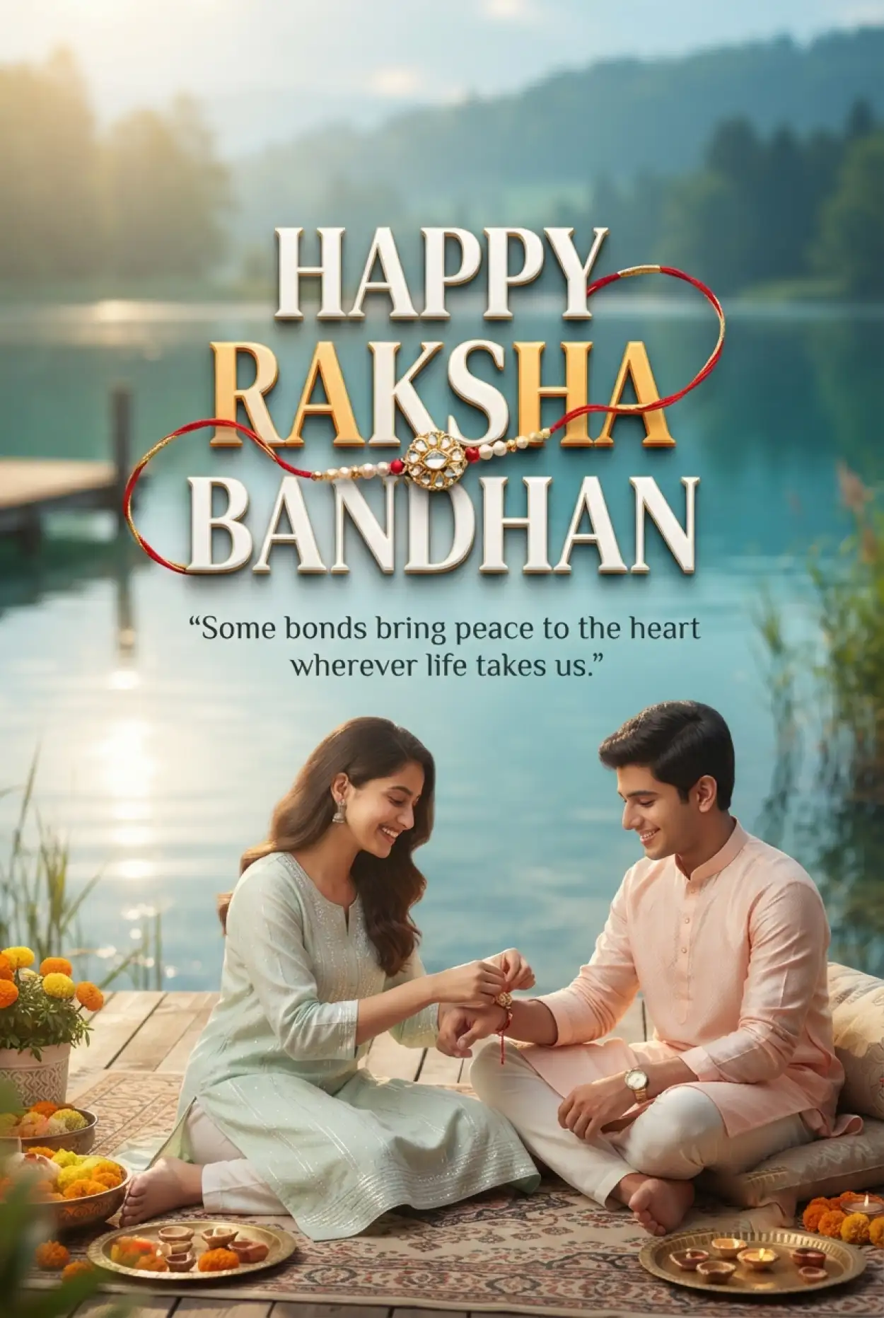 Free Download Heart Touching Happy Raksha Bandhan Greetings In English - High Quality Happy Raksha Bandhan Greetings Image