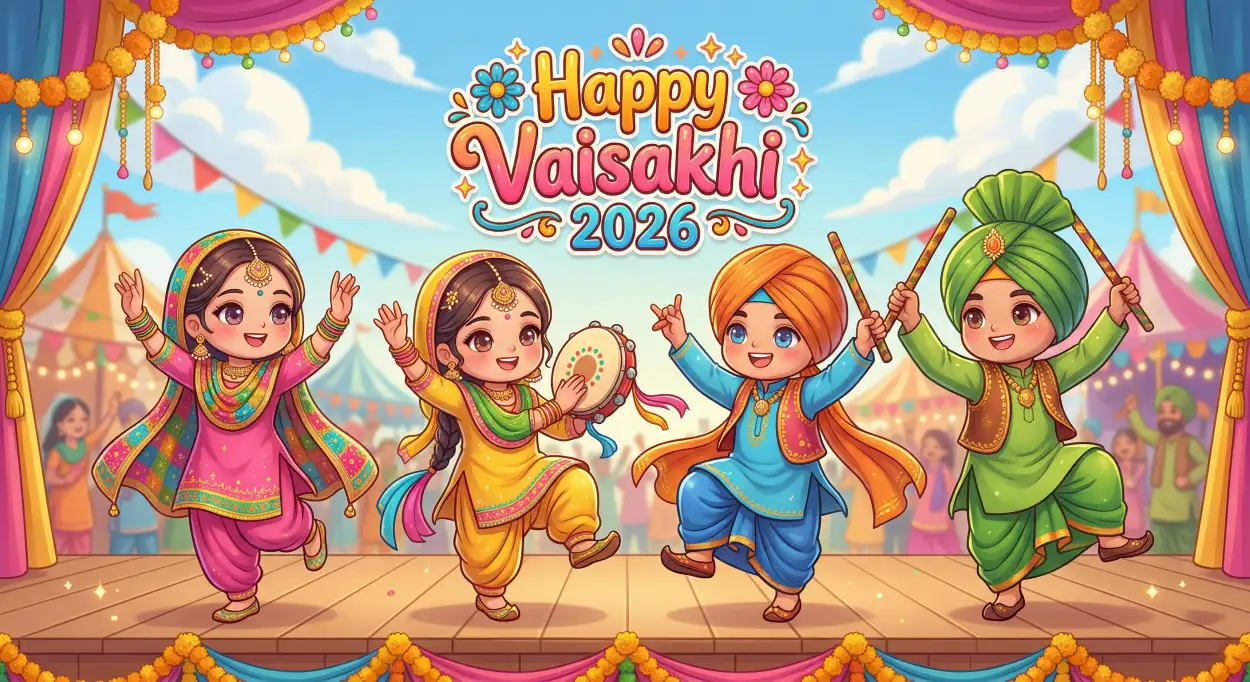 Free Download Heart Touching Happy Vaisakhi 2026 Wishes Messages For Loved Ones And Relatives - High Quality Happy Vaisakhi 2026 Wishes Image