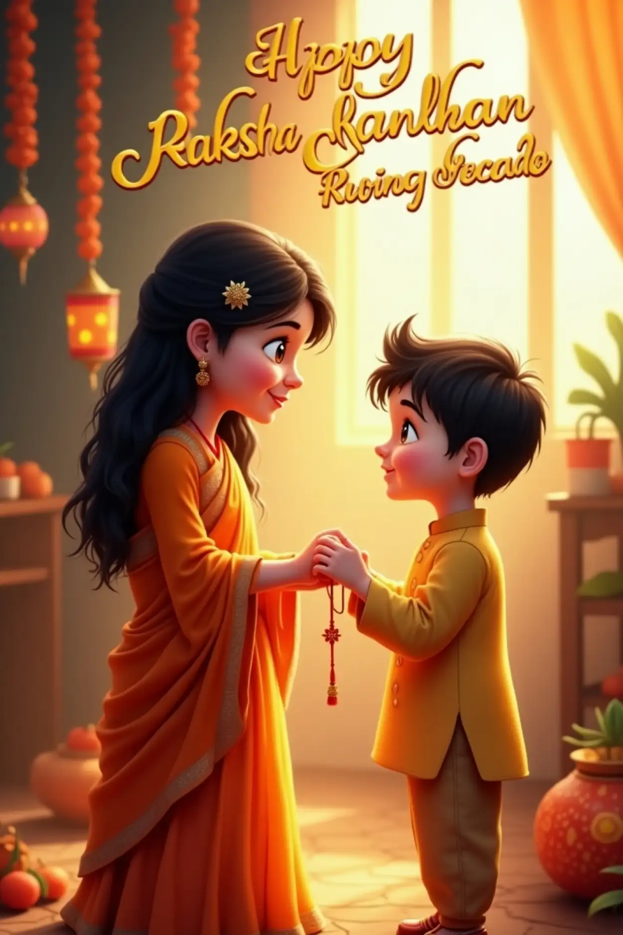 Free Download Heart Touching Rakhi Quotes For Sister - High Quality Raksha Bandhan Wishes For Sister Background