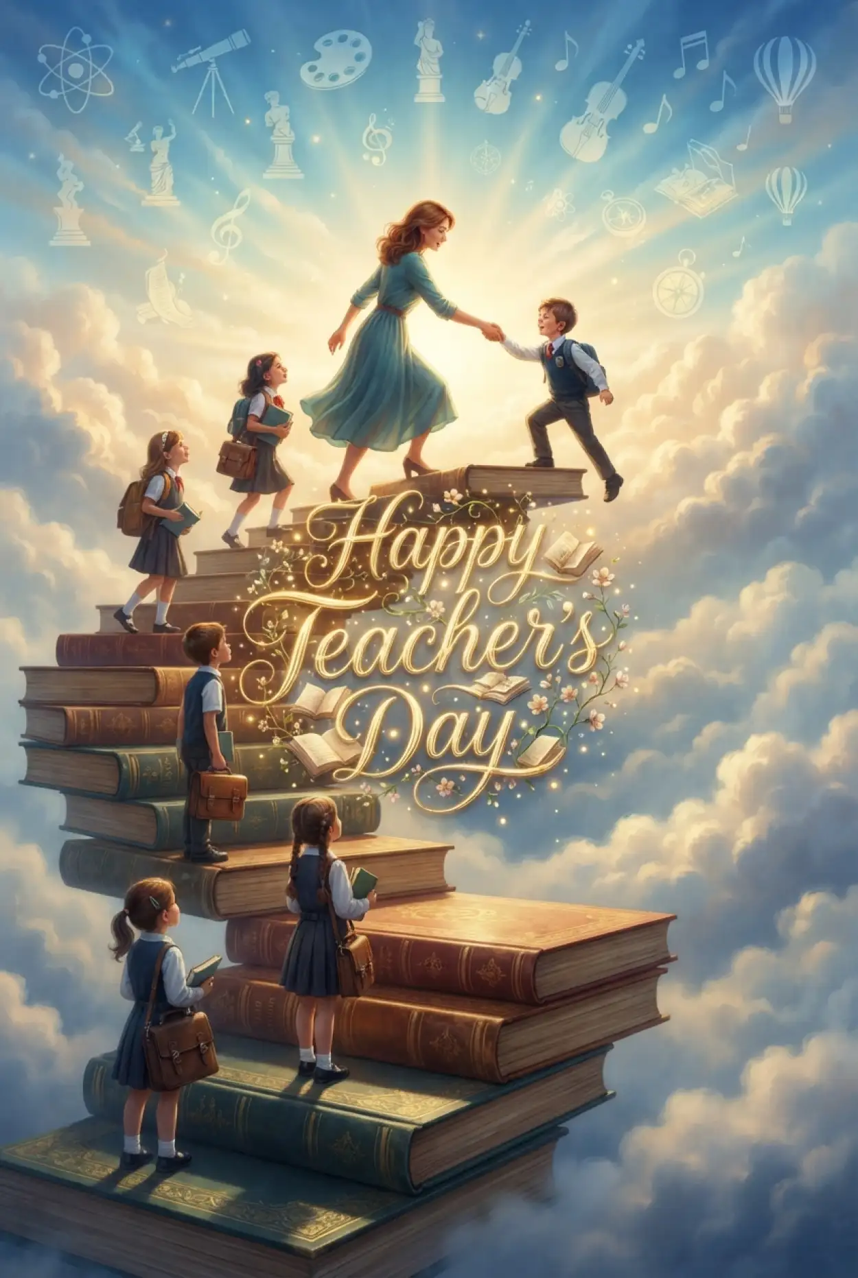 Free Download Heart Touching Teachers Day Cards - High Quality Teachers Day Cards Image