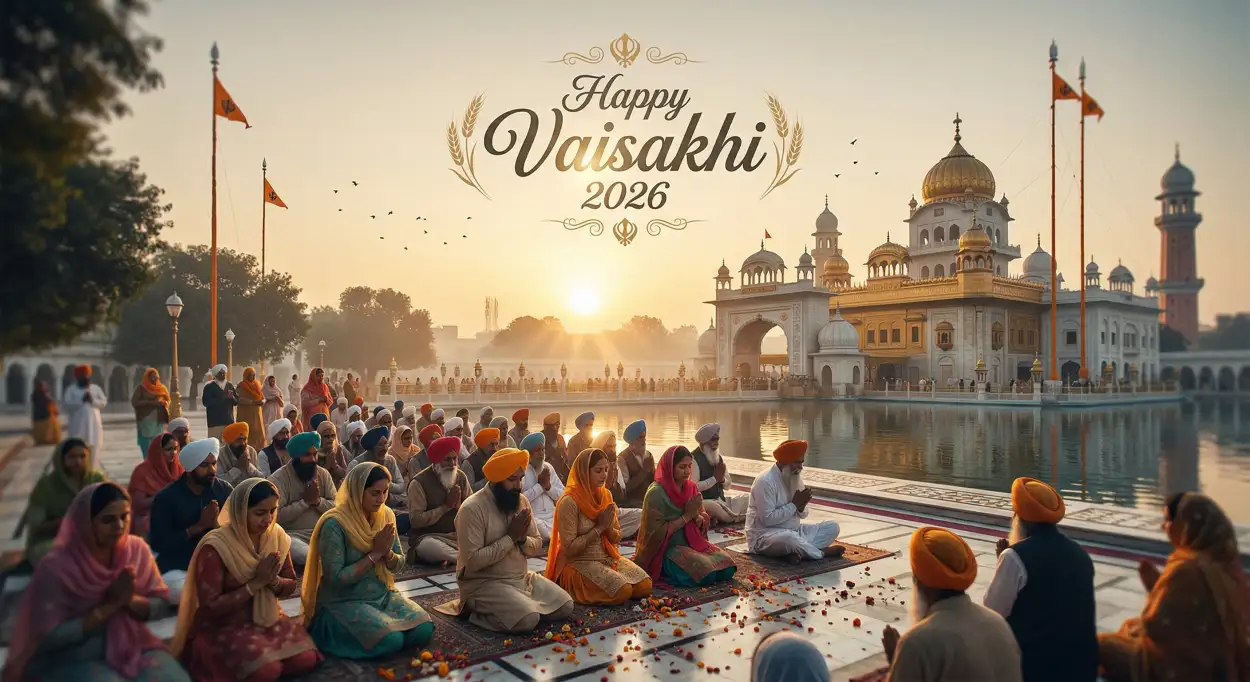 Free Download Heart Touching Vaisakhi 2026 Wishes Quotes - High Quality Happy Vaisakhi 2026 Wishes Image