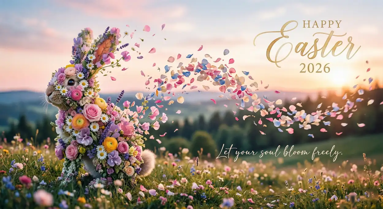 Free Download Heartfelt Easter 2026 Love Notes - High Quality Happy Easter 2026 Image
