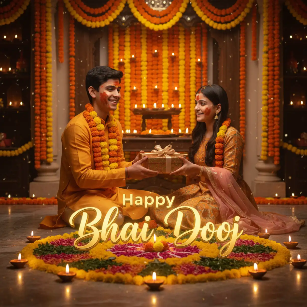 heartfelt happy bhai dooj 2025 wishes with love