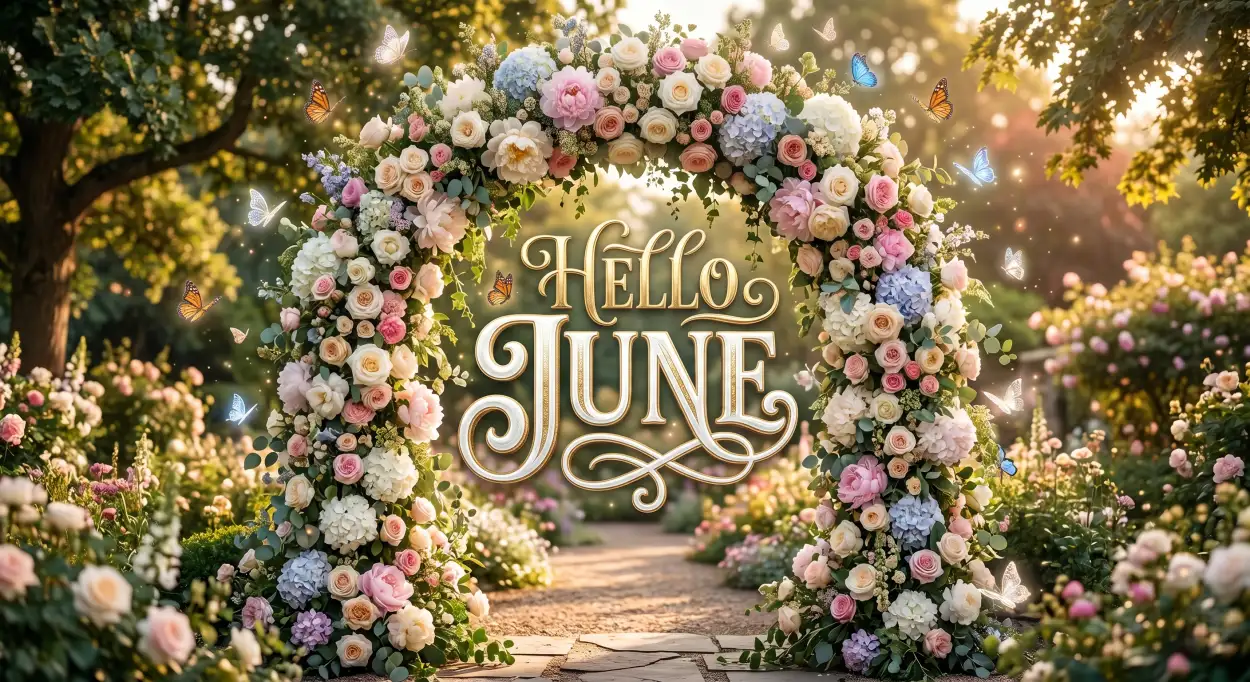 Free Download Hello June Beautiful New Month Wishes - High Quality Hello June Image