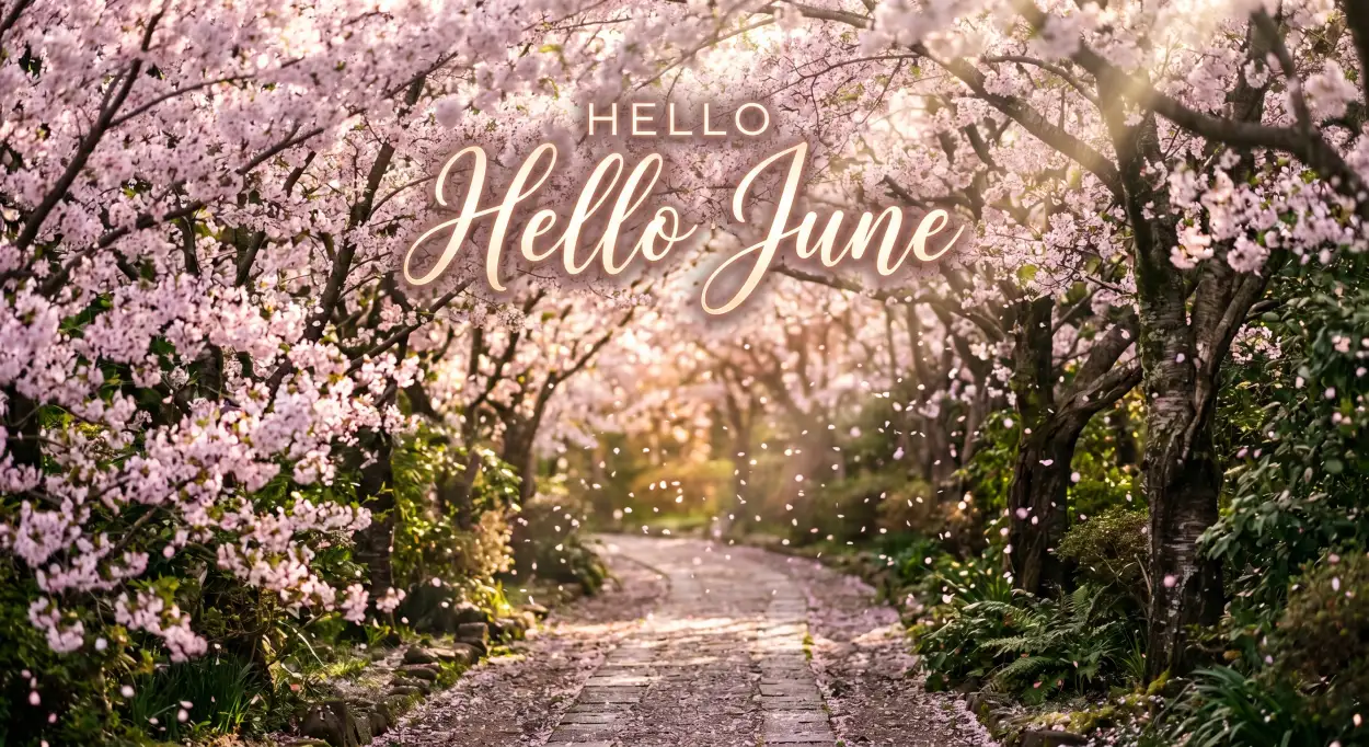 Free Download Hello June Inspirational Greeting Images - High Quality Hello June Image