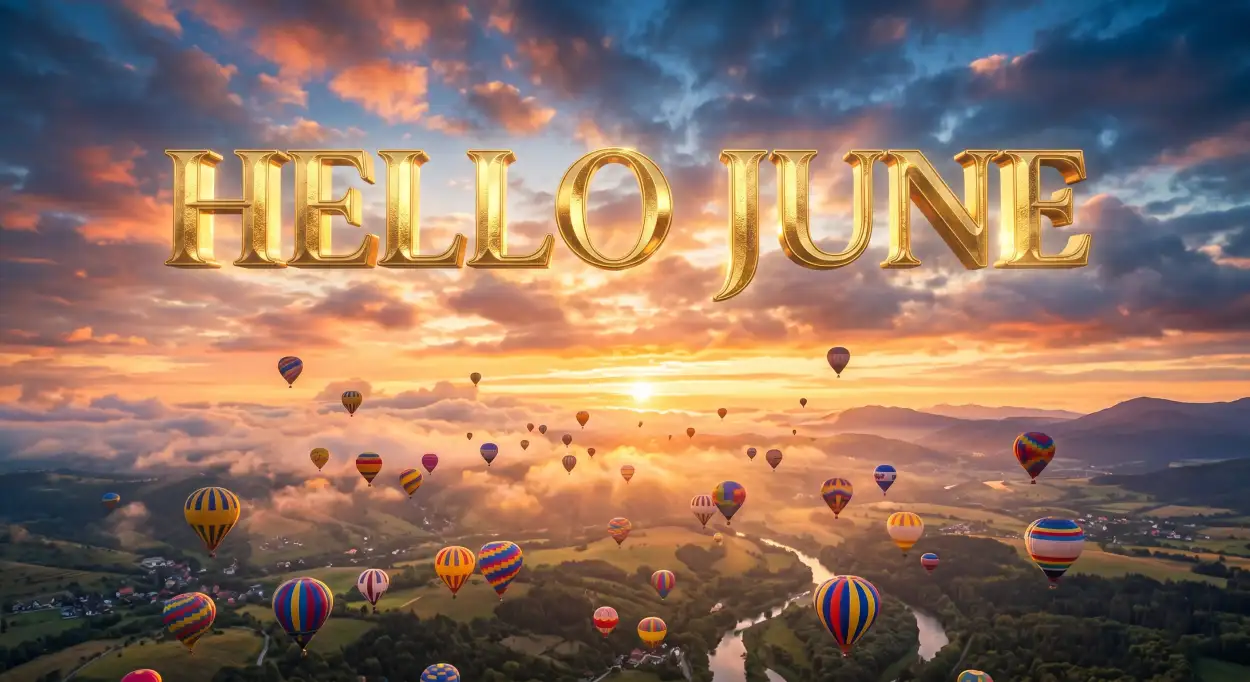 Free Download Hello June Summer Vacation Wallpaper - High Quality Hello June Image