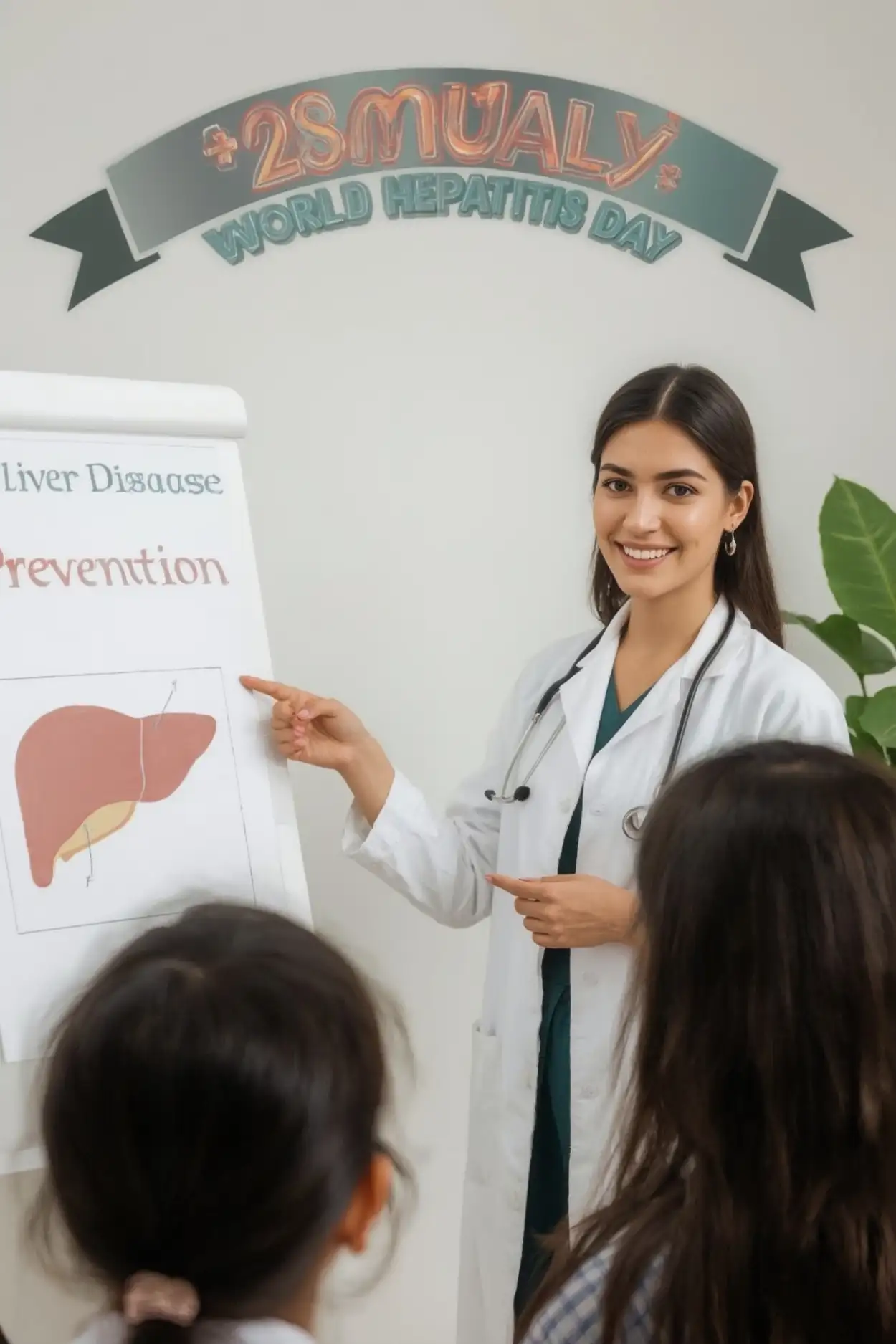 Hepatitis prevention awareness image