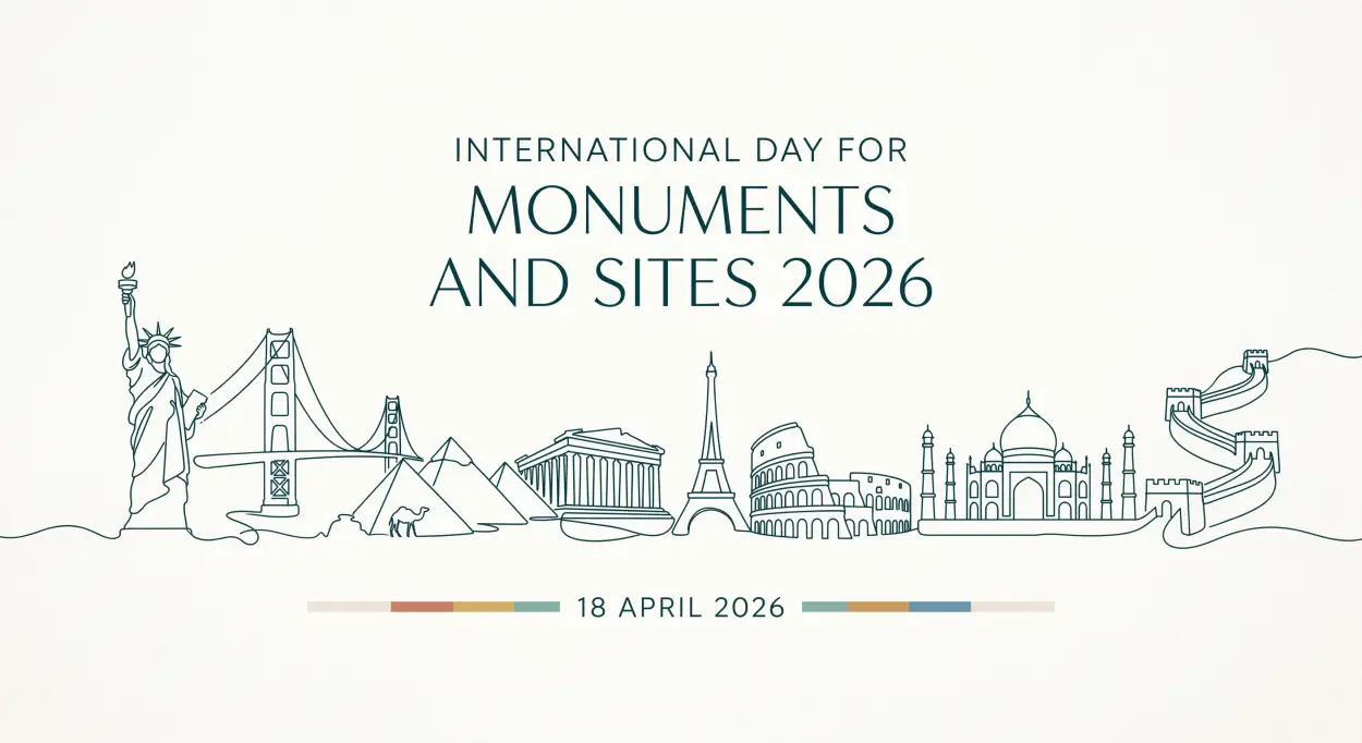 Free Download Heritage Day Slogans And Quotes 2026 - High Quality International Day For Monuments And Sites 2026 Image