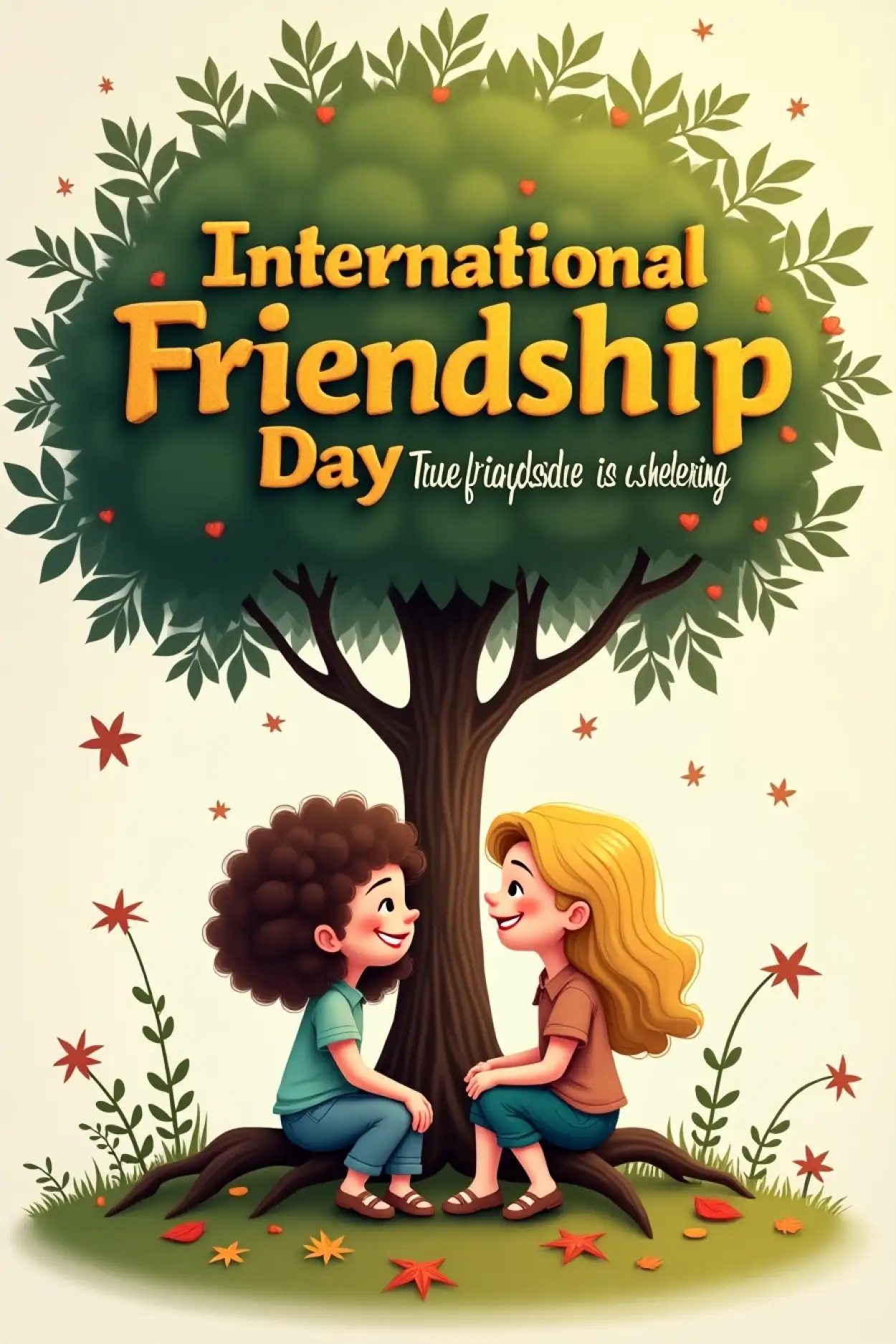 Free Download High-quality Friendship Day Png 2025 - High Quality International Friendship Day PNG Image