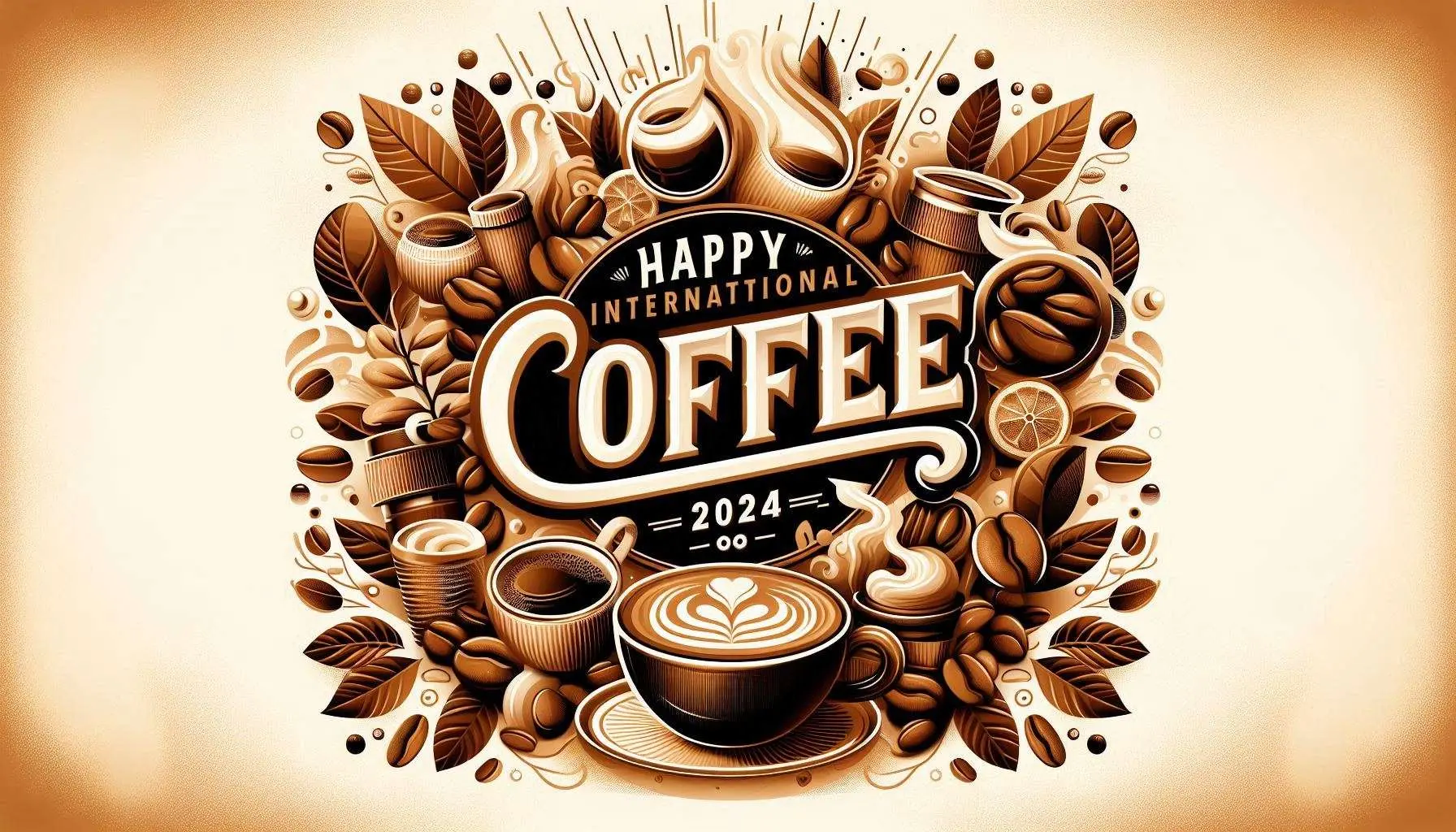 high-quality images for happy international coffee day 2024