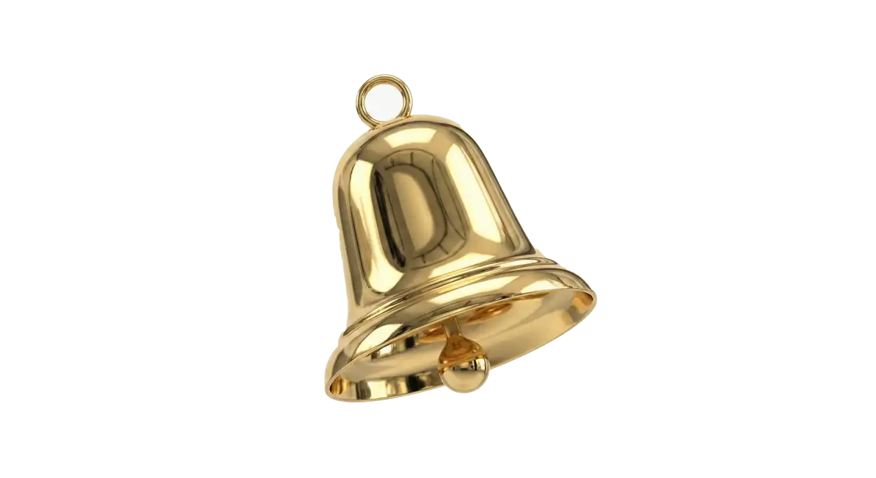 Free Download High Resolution Christmas Bell Png Free - High Quality Christmas Bell Png PNG Image