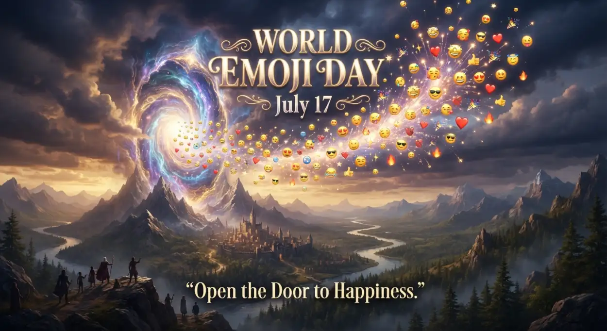 Free Download High Resolution Emoji Day Poster - High Quality World Emoji Day Poster 2026 Image