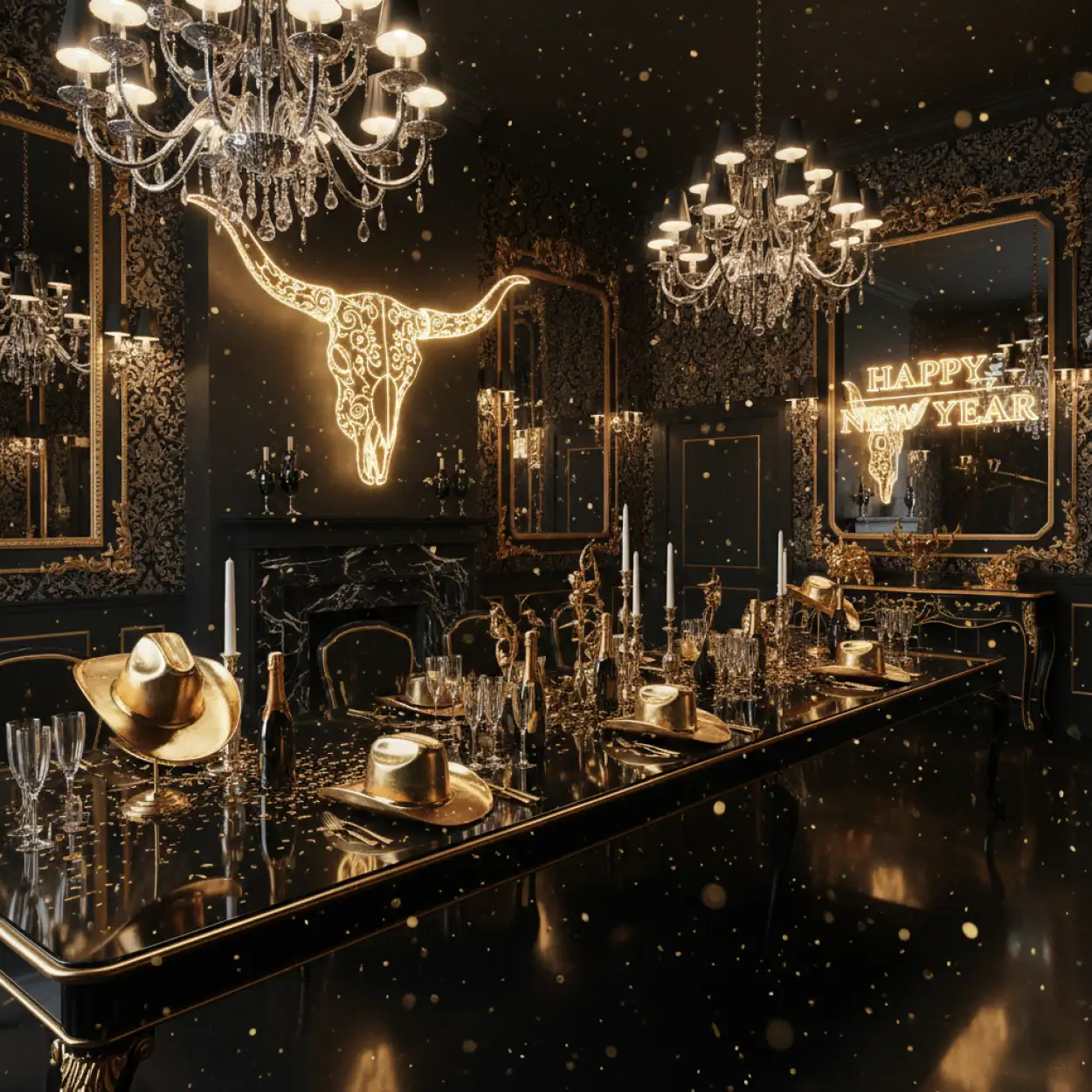 high resolution new year party background image