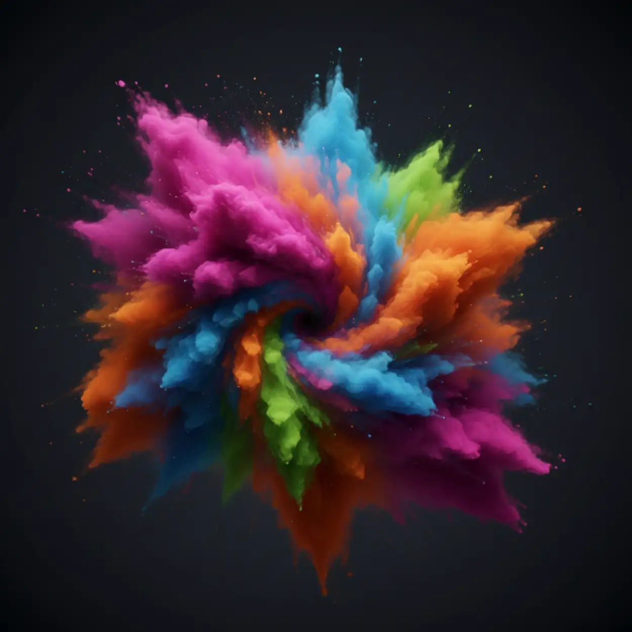 Free Download Holi Background With 3d Color Effect - High Quality Holi Background Background Image