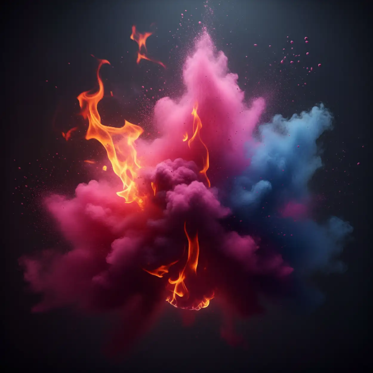 Free Download Holi Background With Warm Color Tones - High Quality Holi Background Background Image