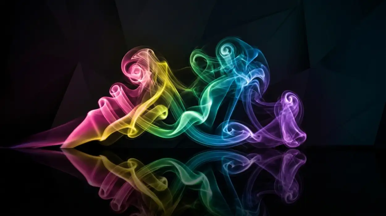 holi poster background colorful smoke