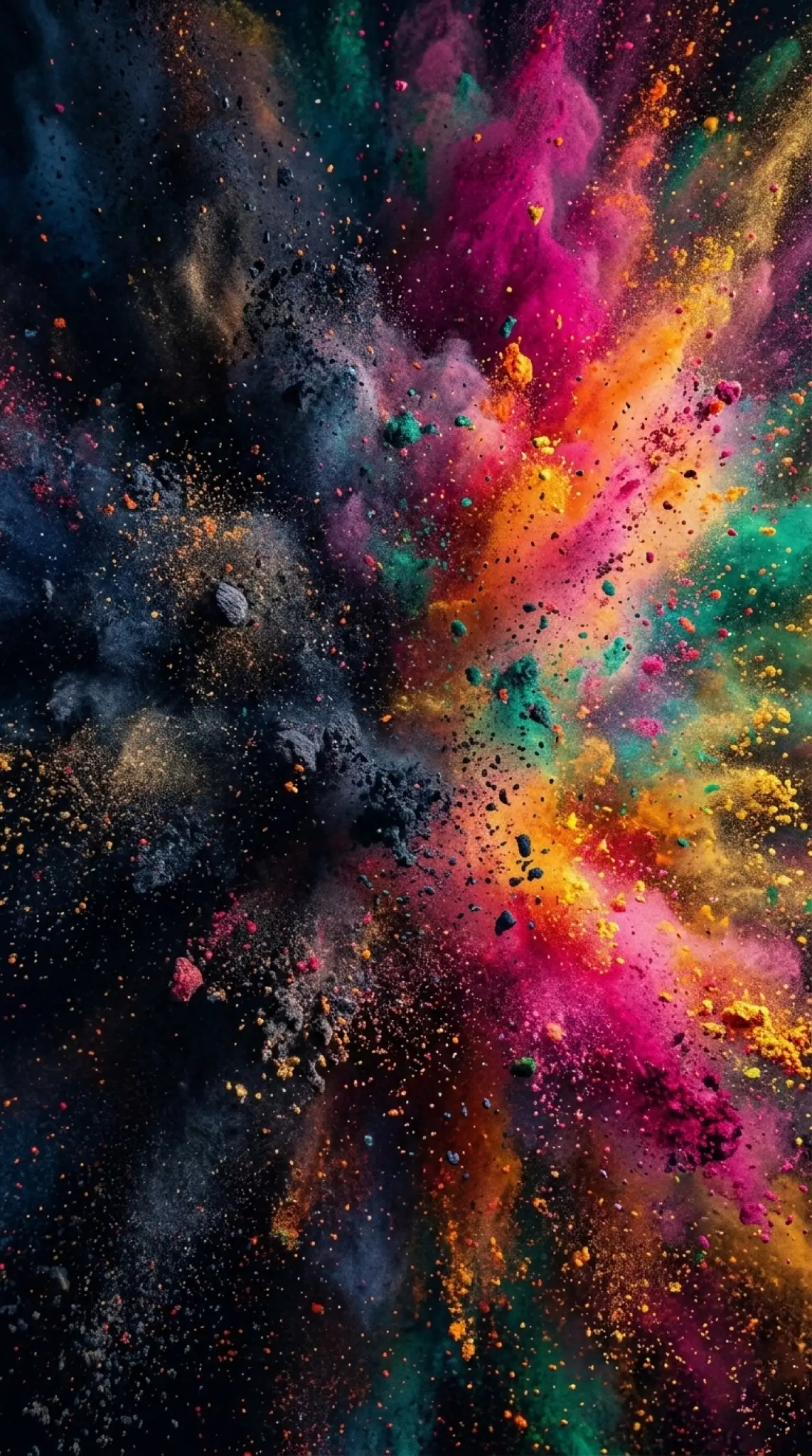 holi poster background premium design template