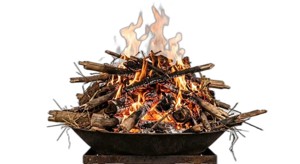 Free Download Holika Dahan Bonfire Stock Image Png - High Quality Holika Dahan Fire Png Transparent PNG