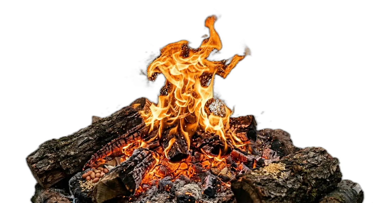 Free Download Holika Dahan Fire Photo Cutout Png - High Quality Holika Dahan Fire Png Transparent PNG
