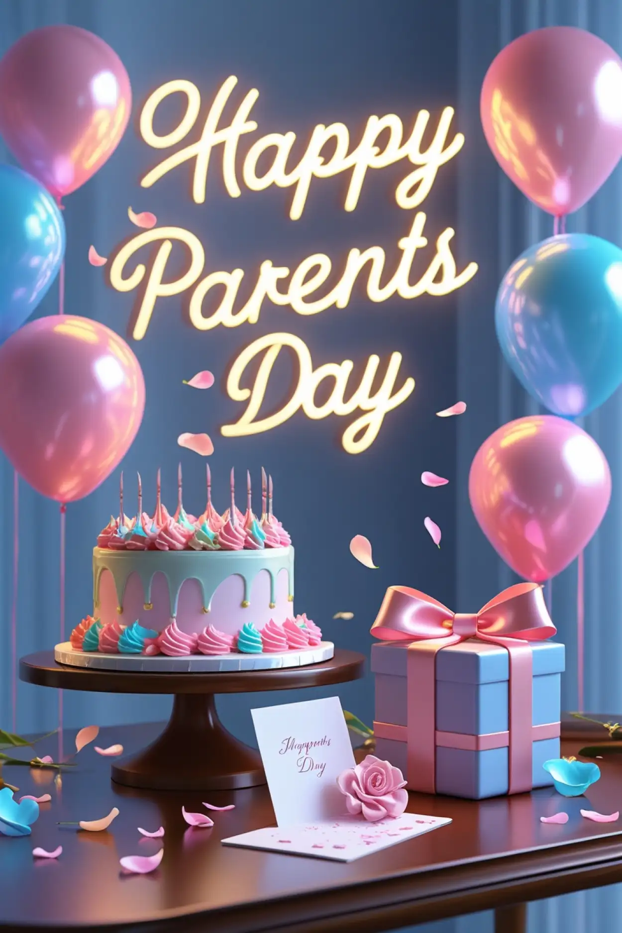 how to celebrate happy parents day at home