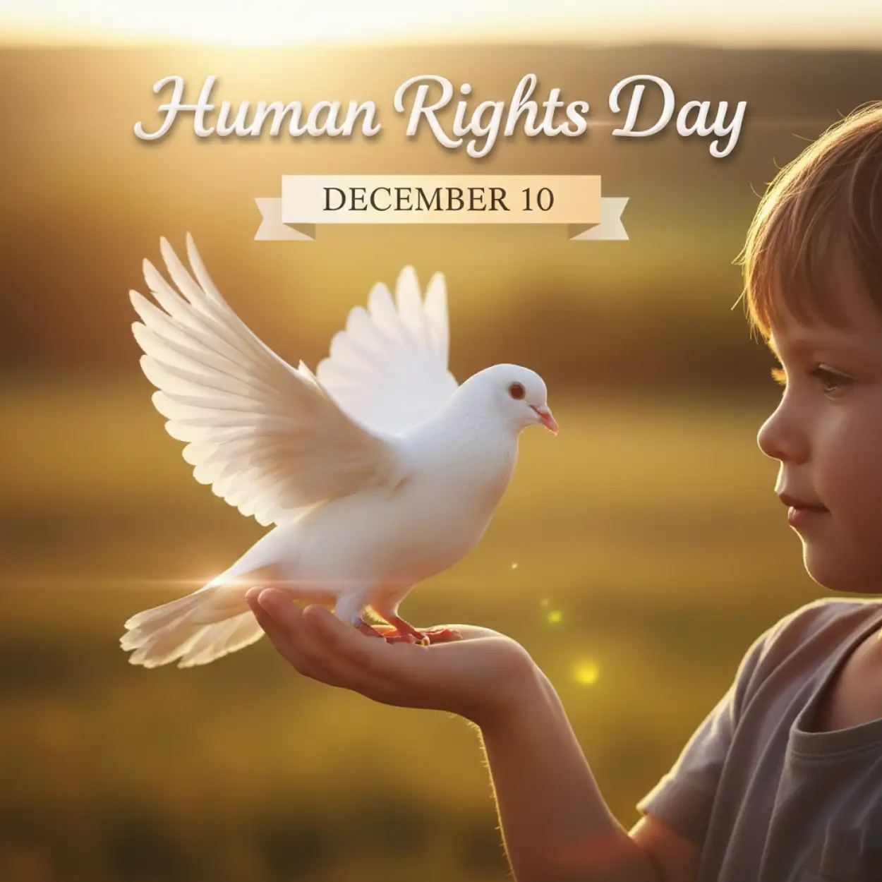 human rights day human equality sign illustration