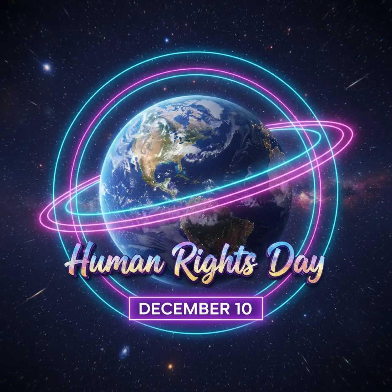 human rights day inspirational slogans poster