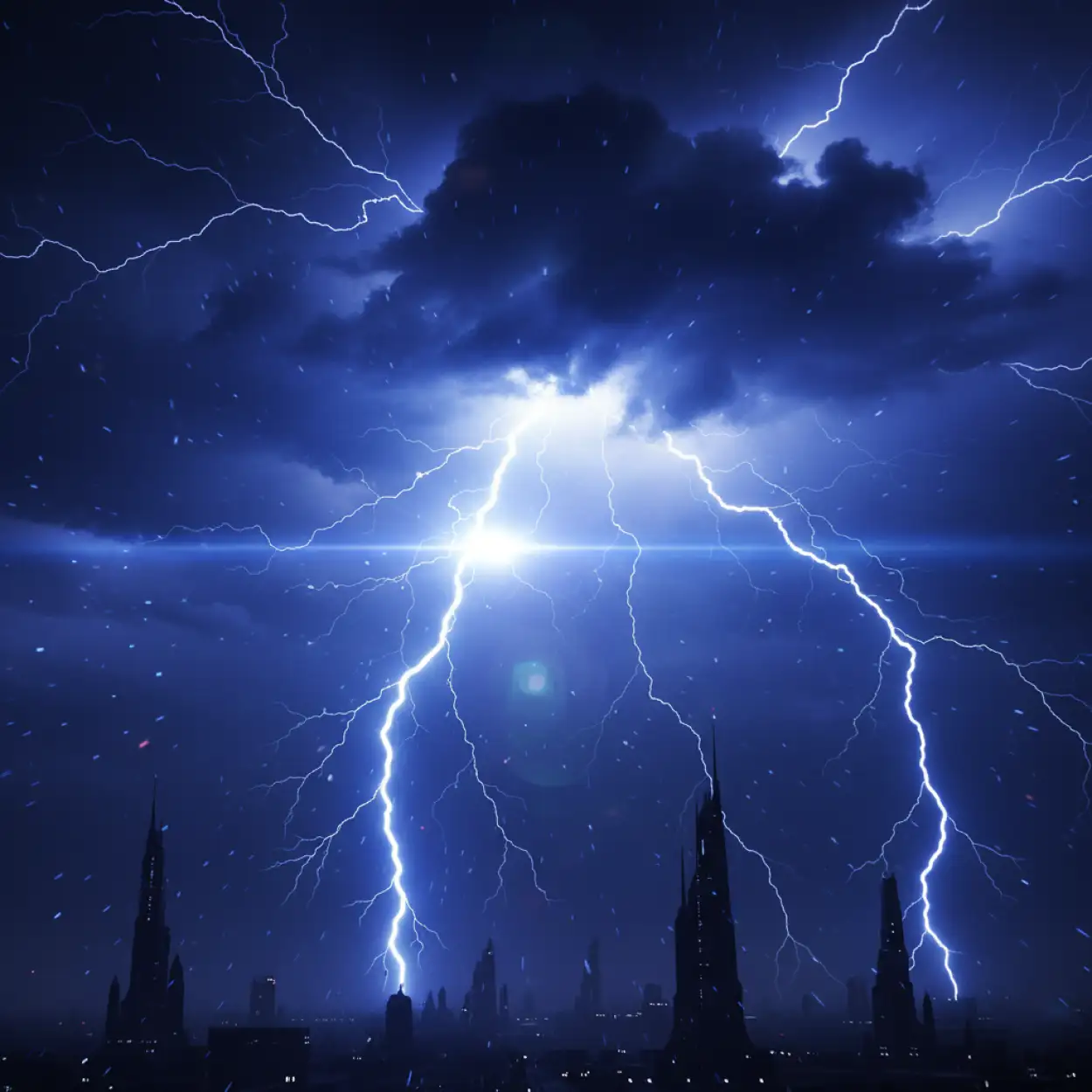 icy blue YouTube thumbnail background cool tone