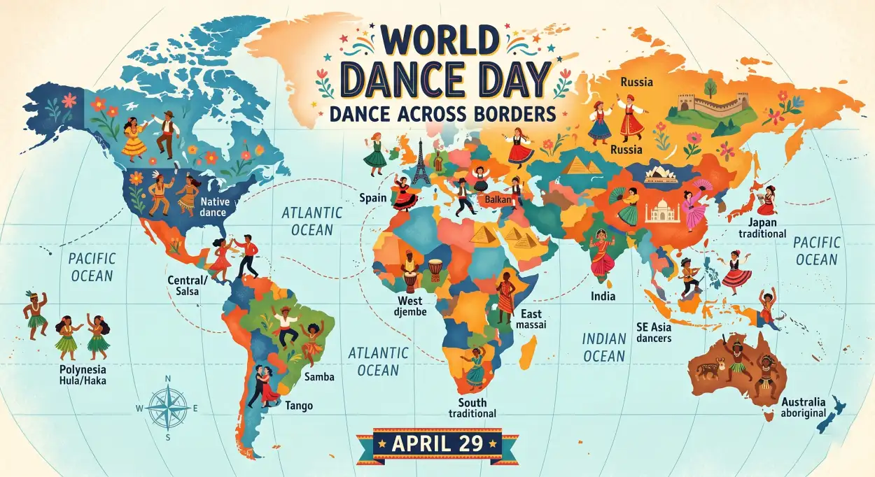 Free Download Importance Of Dance For Students - High Quality World Dance Day 2026 Image