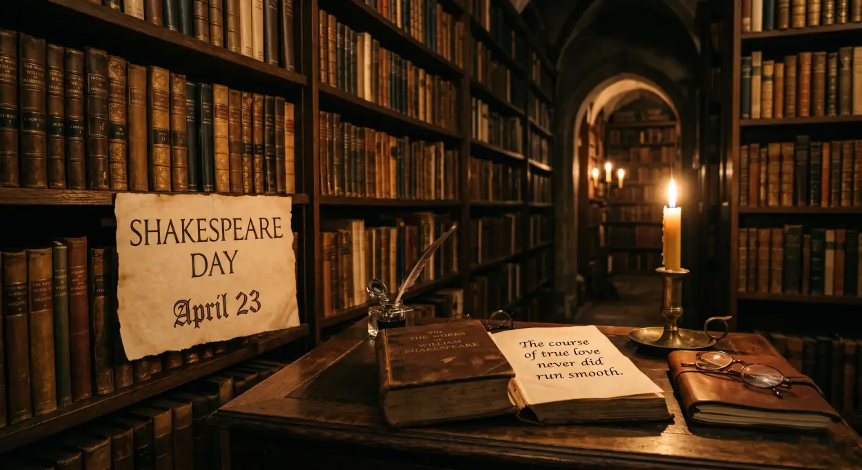 Free Download Importance Of Shakespeare In Literature - High Quality William Shakespeare Day 2026 Image