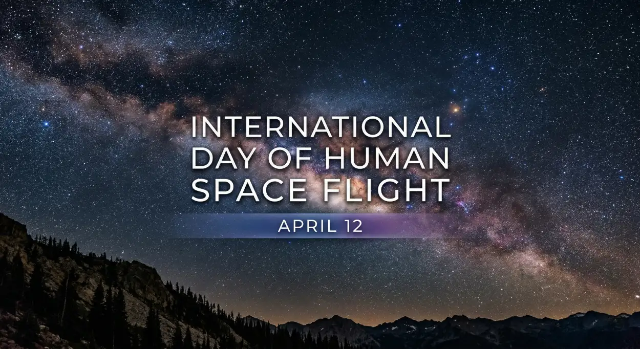 Free Download Importance Of Space Missions For Earth - High Quality International Day Of Human Space Flight 2026 Image