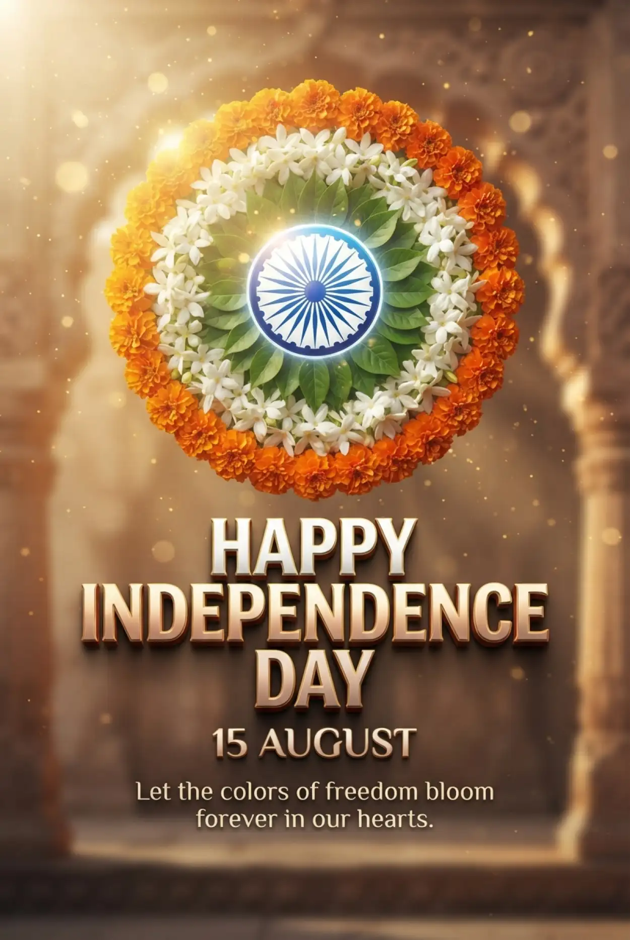 Free Download Independence Day 2026 Deshbhakti Wishes - High Quality Indian Independence Day Wishes 2026 Image
