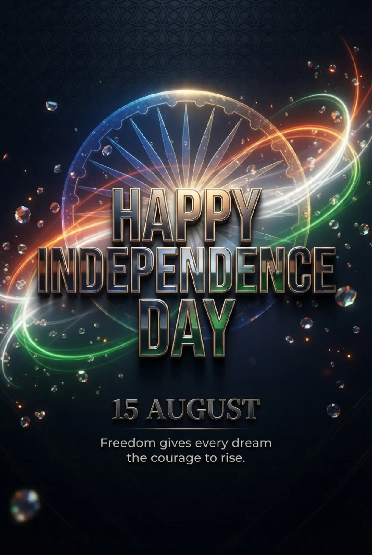 Free Download Independence Day 2026 Printable Wishes - High Quality Indian Independence Day Wishes 2026 Image