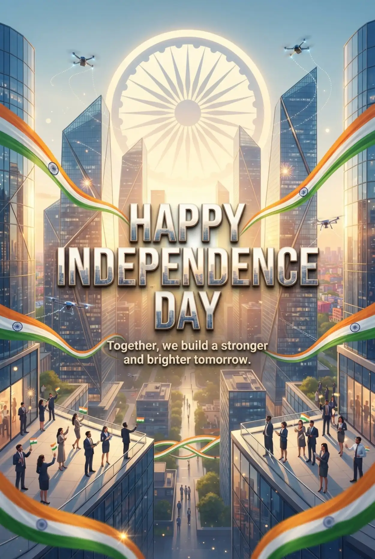 Free Download Independence Day 2026 Stylish Wishes For Instagram Sharing - High Quality Indian Independence Day Wishes 2026 Image