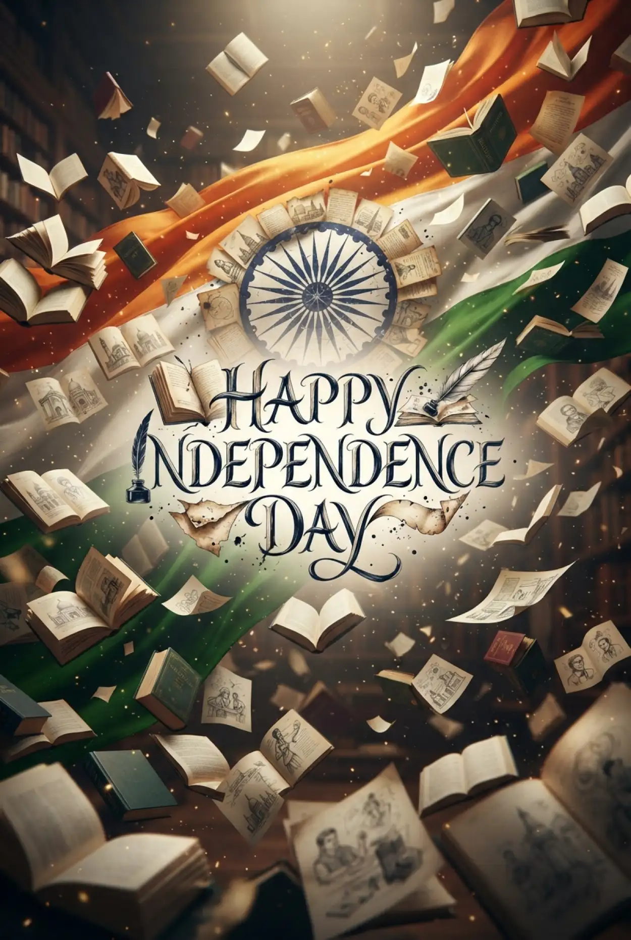 Free Download Independence Day School Poster 2026 - High Quality Independence Day Poster 2026 Image