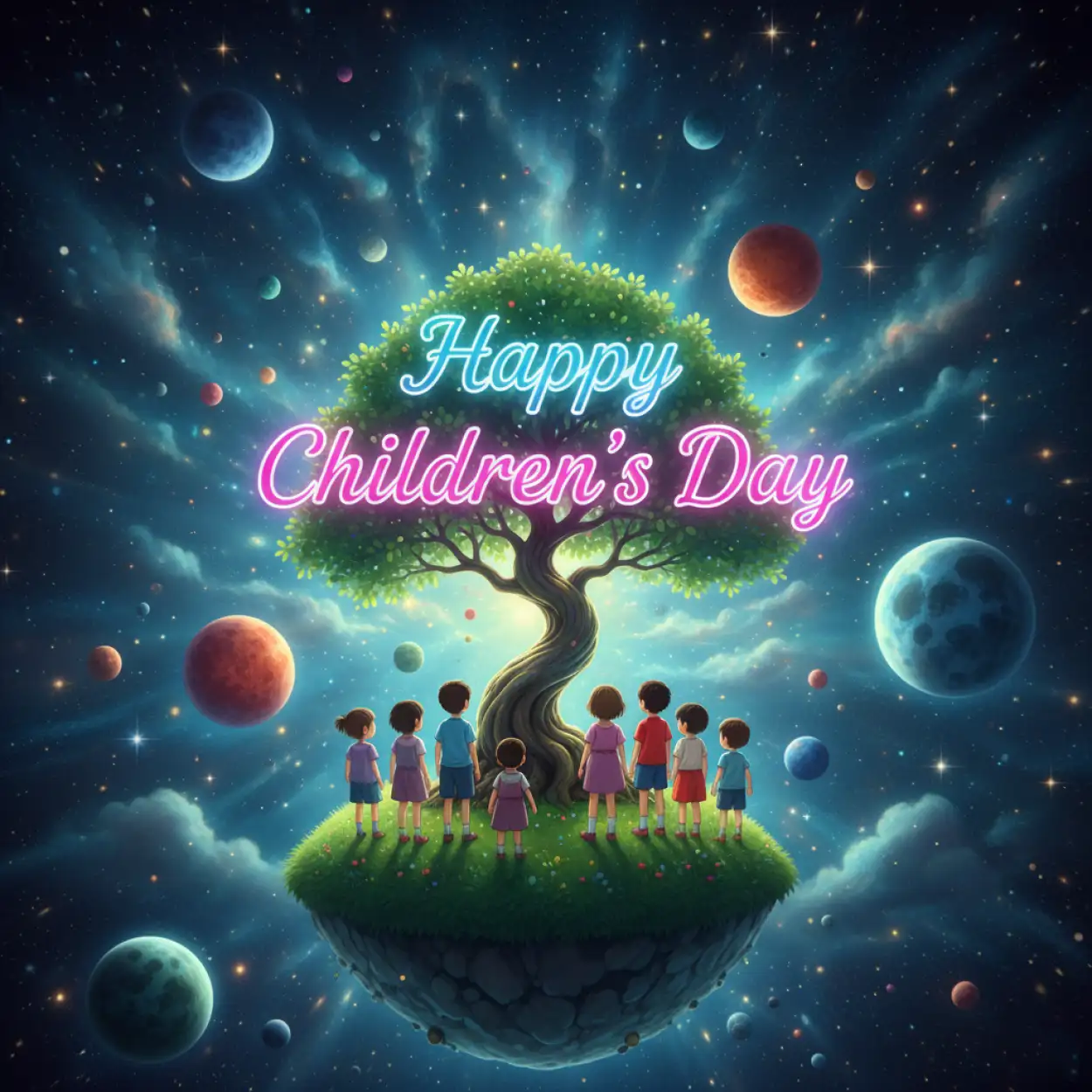 indian childrens day png design transparent