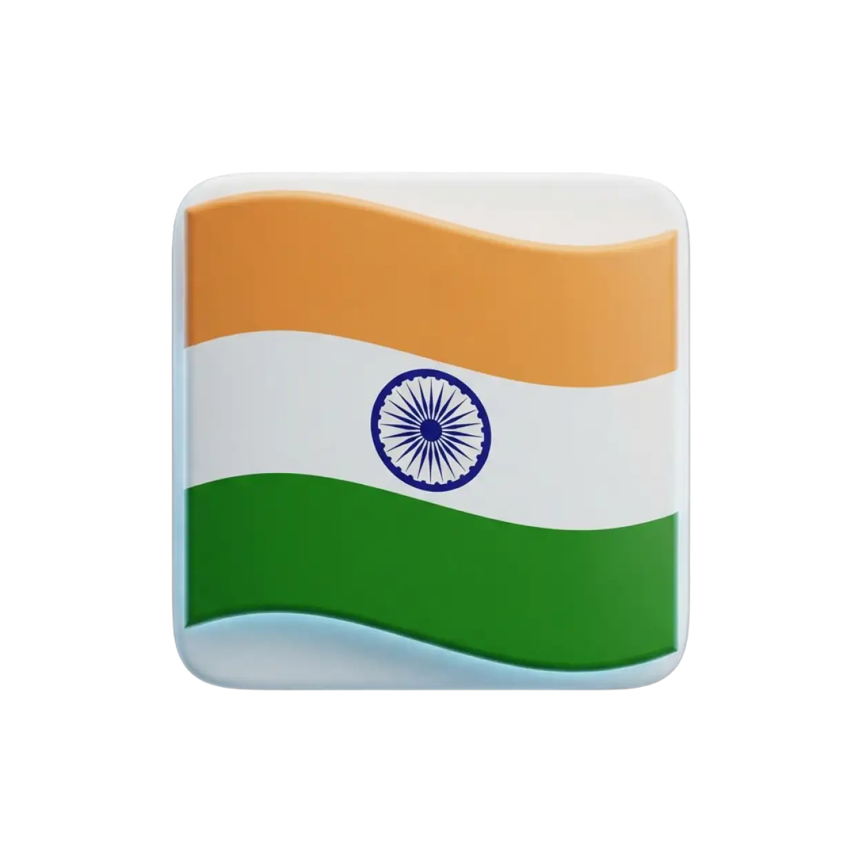 Free Download Indian Flag 3d Design Png - High Quality Indian Flag Png Transparent PNG