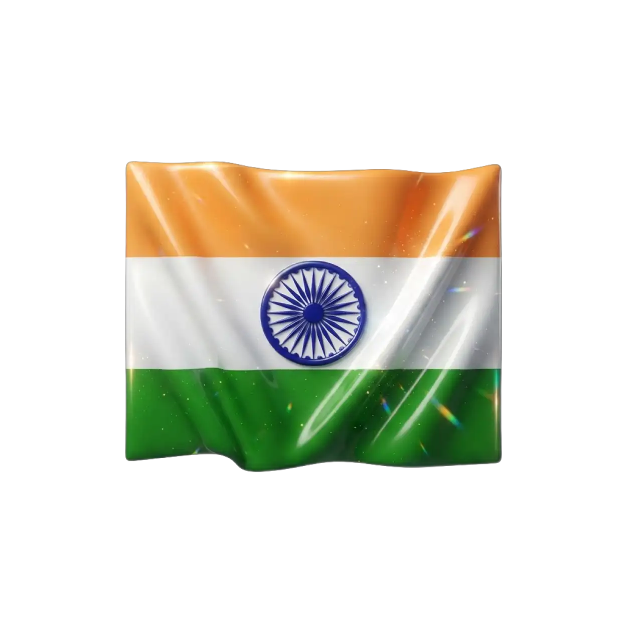 Free Download Indian Flag 3d Effect Png Transparent - High Quality Indian Flag Png Transparent PNG