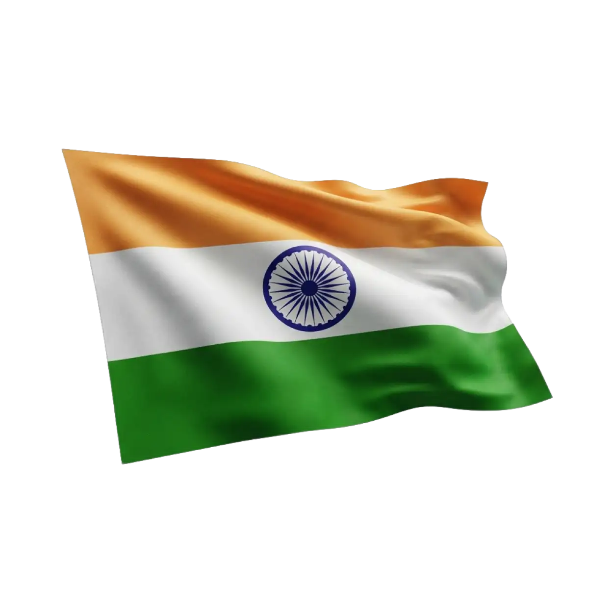 Free Download Indian Flag 3d Png - High Quality Indian Flag Png Transparent PNG