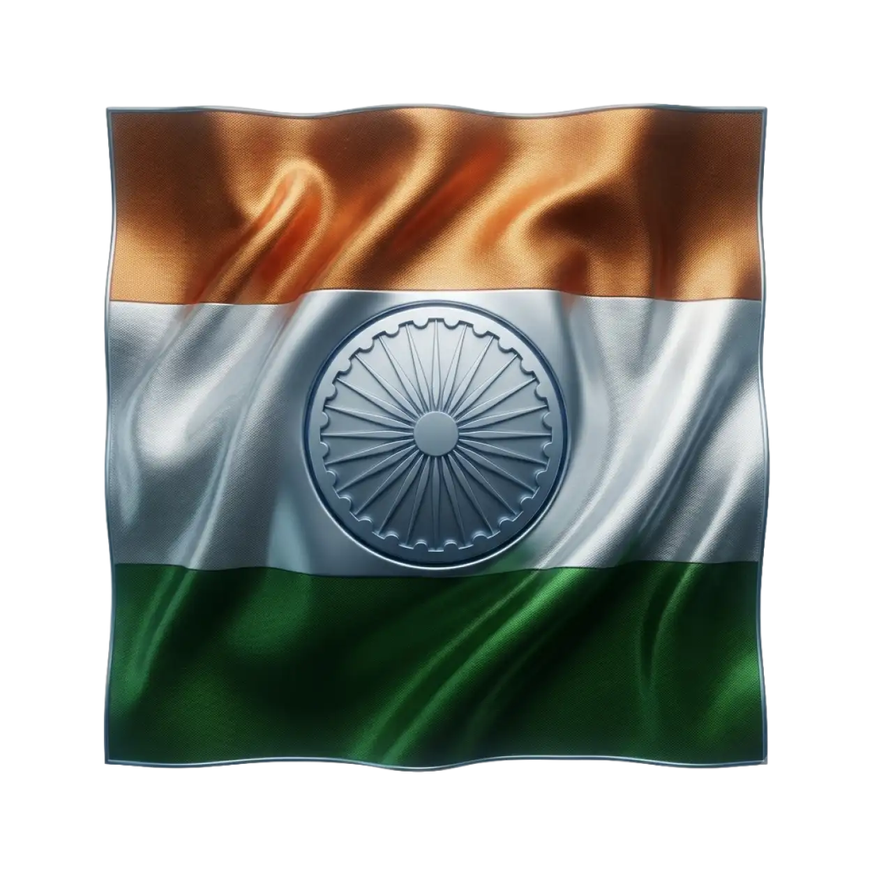 Free Download Indian Flag Decorative Png Element - High Quality Indian Flag Png Transparent PNG