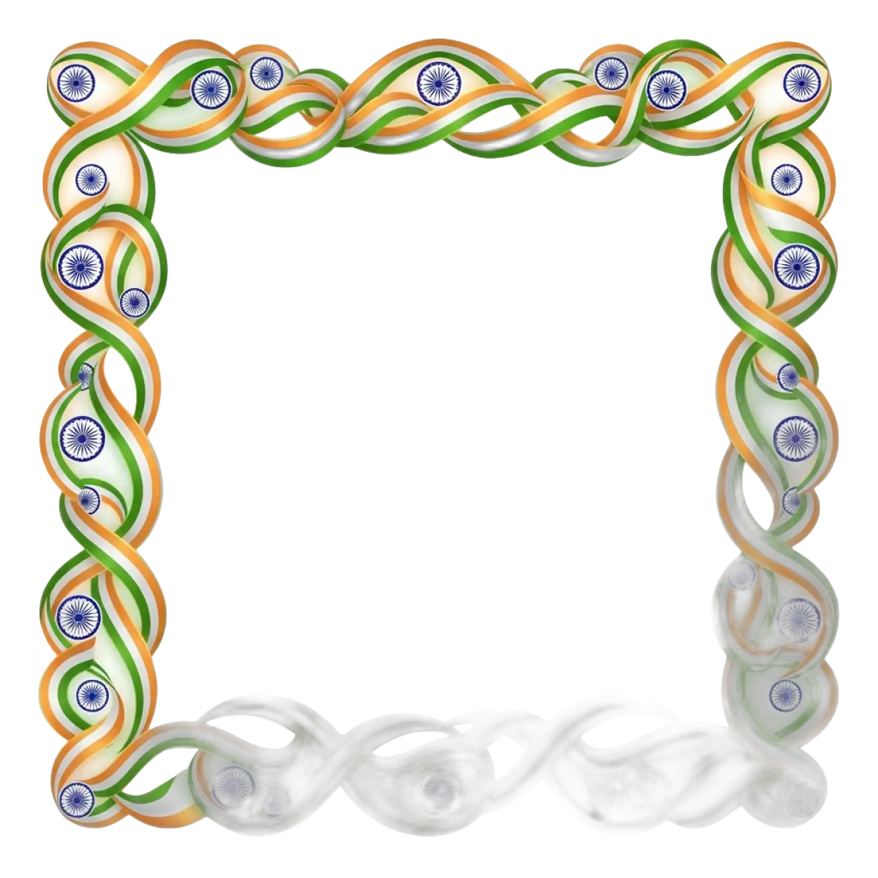Free Download Indian Flag Frame Png - High Quality Indian Flag Png Transparent PNG