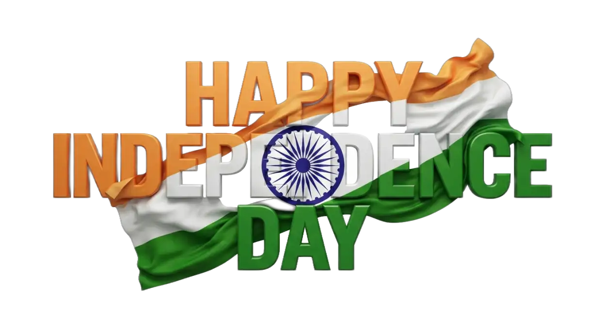 Free Download Indian Flag Png Independence Day - High Quality Happy Independence Day Png 2026 Transparent PNG